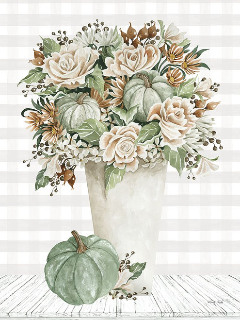 Fall Floral with Pumpkins I Poster Print - Cindy Jacobs # VARPDXCIN3119