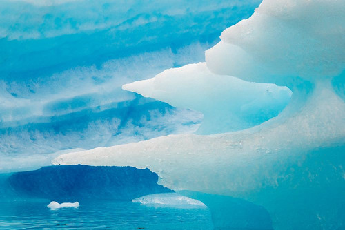 Close up of blue ice in the fjord of Narsarsuaq-Greenland Poster Print - Keren Su # VARPDXGR01KSU0012