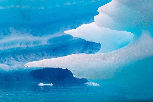 Close up of blue ice in the fjord of Narsarsuaq-Greenland Poster Print - Keren Su # VARPDXGR01KSU0015