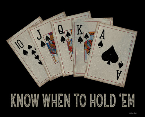 Know When to Hold em Poster Print - Cindy Jacobs # VARPDXCIN3054