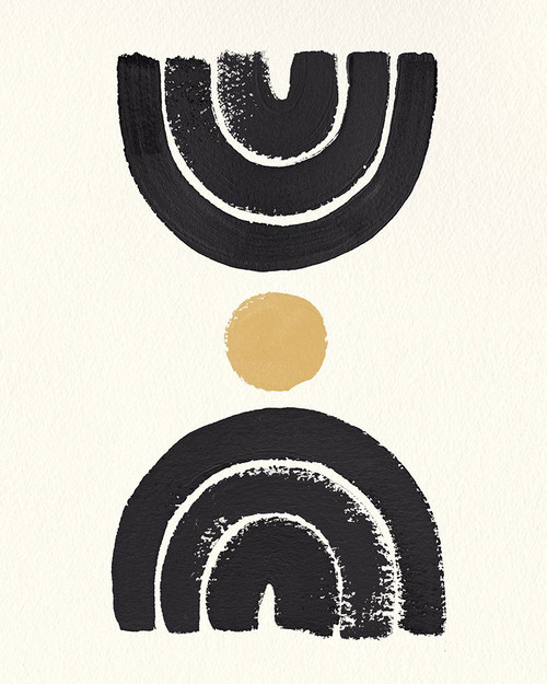 Desert Rainbows I Dark Poster Print - Moira Hershey # VARPDX67882