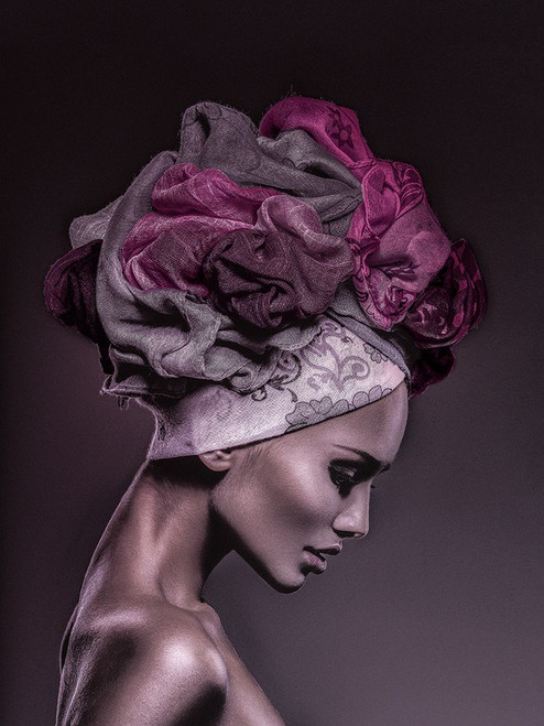 Woman in Thought, Magenta Poster Print - Incado # VARPDXIN32972