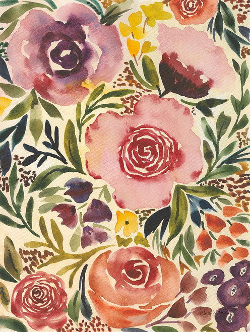 Antique Garden I Poster Print - Cheryl Warrick # VARPDX78380