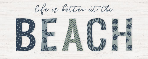 Beach Better Poster Print - Natalie Carpentieri # VARPDX45334