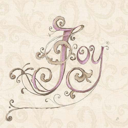 Elegant Season Joy Pink Poster Print - Daphne Brissonnet # VARPDX76416