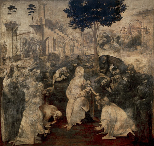 Adoration of the Magi Poster Print - Leonardo da Vinci # VARPDX64144
