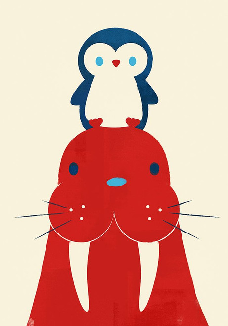 Penguin and Walrus Poster Print - Jay Fleck # VARPDXF882D