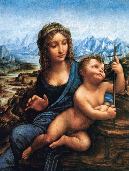 Madonna of the Yarnwinder Poster Print - Leonardo da Vinci # VARPDX64141