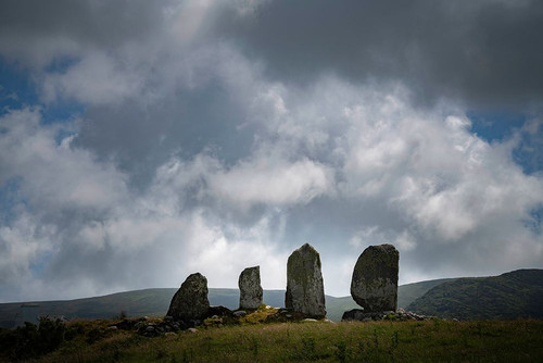 Europe-Ireland-Waterville-Eightercua stone row Poster Print - Jaynes Gallery # VARPDXEU15BJY0086