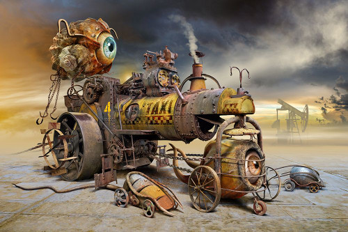 Taxi Poster Print - Radoslav Penchev # VARPDX2314638