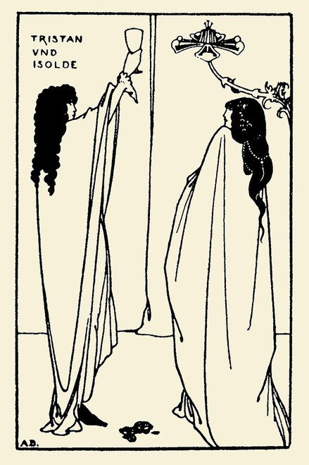 Savoy 1896 Vol.7 - Tristan and Isolde Poster Print - Aubrey Beardsley # VARPDX67652 Savoy 1896 Vol.7 - Tristan and Isolde Poster Print - Aubrey Beardsley # VARPDX67652