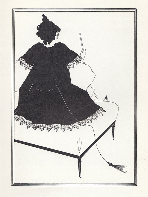 Salome 1894 - On Settee Poster Print - Aubrey Beardsley # VARPDX67643