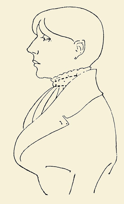 Self-portrait Poster Print - Aubrey Beardsley # VARPDX67593