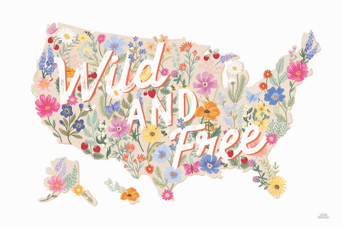 Wild Meadow USA Poster Print - Laura Marshall # VARPDX79366