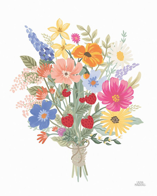 Wild Meadow V Poster Print - Laura Marshall # VARPDX79363