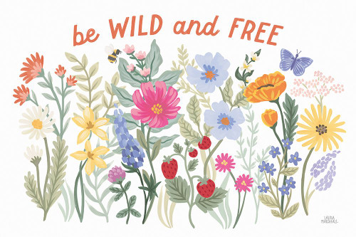 Wild Meadow I Poster Print - Laura Marshall # VARPDX79359