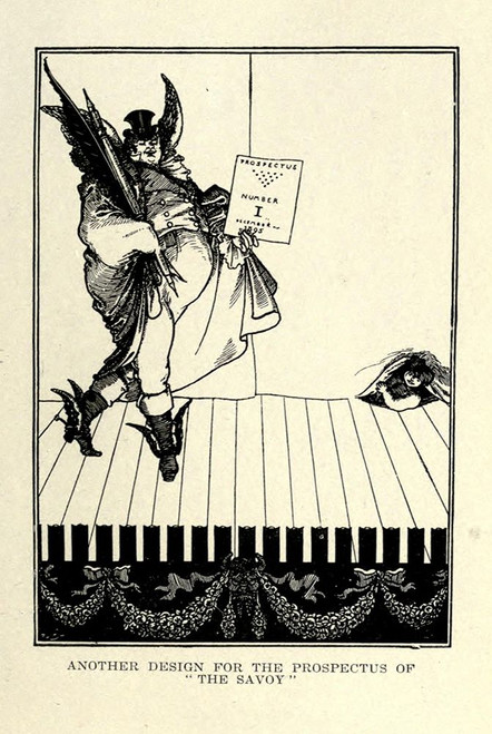 Prospectus 2 Poster Print - Aubrey Beardsley # VARPDX67576