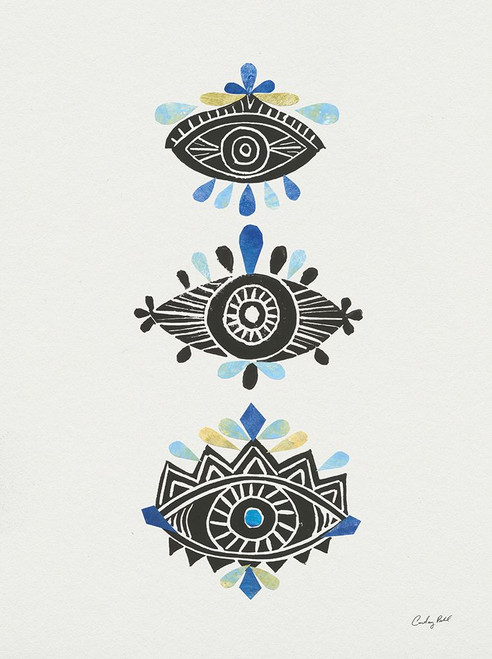 Evil Eye I Collage Poster Print - Courtney Prahl # VARPDX76291