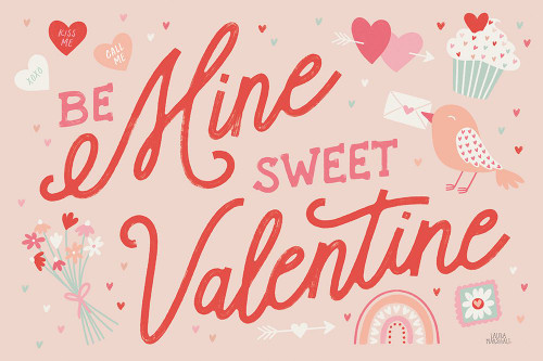 Lovebirds I Poster Print - Laura Marshall # VARPDX77441