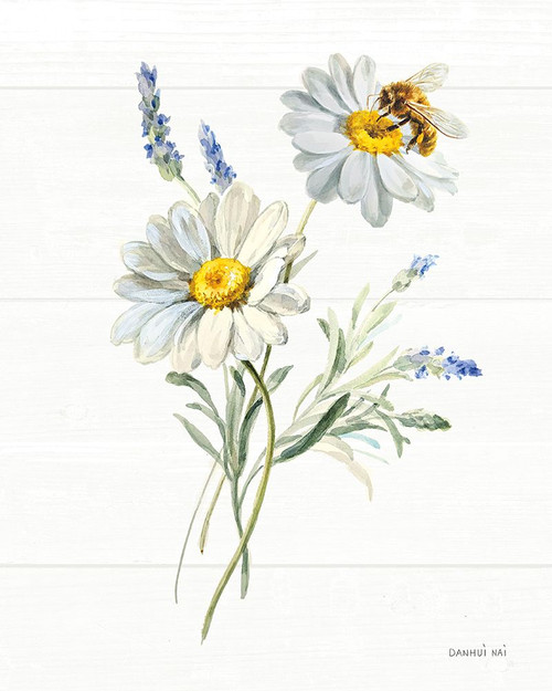 Bees and Blooms Flowers II Poster Print - Danhui Nai # VARPDX78395