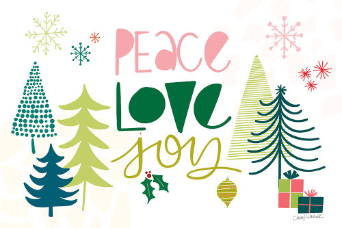 Peace Love Joy I Poster Print - Cheryl Warrick # VARPDX79259