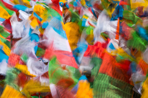 Prayer flags in Simila Mountain-Gyantse County-Tibet-China Poster Print - Keren Su # VARPDXAS07KSU2973