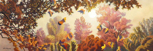 Fall Melody Poster Print - John Wang # VARPDX82131