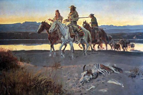 Carsons Men Poster Print - Charles Marion Russell # VARPDX66357