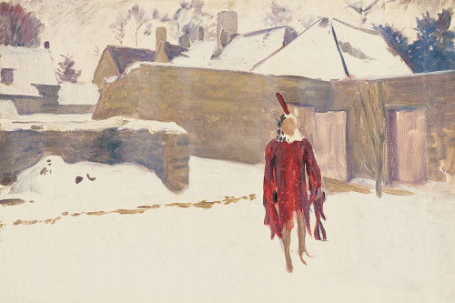 Mannikin in the Snow Poster Print - John Singer Sargent # VARPDX64927