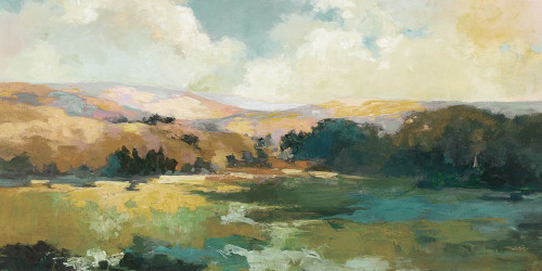 Daybreak Valley Neutral Crop Poster Print - Julia Purinton # VARPDX68474