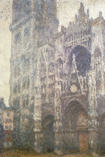 Rouen Cathedral facade 1894 Poster Print - Claude Monet # VARPDX67084