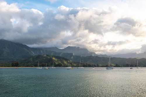 Anchored at Hanalei Poster Print - Danny Head # VARPDX222924