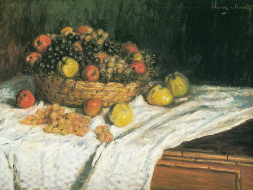 Apples and Grapes 1879 Poster Print - Claude Monet # VARPDX66967