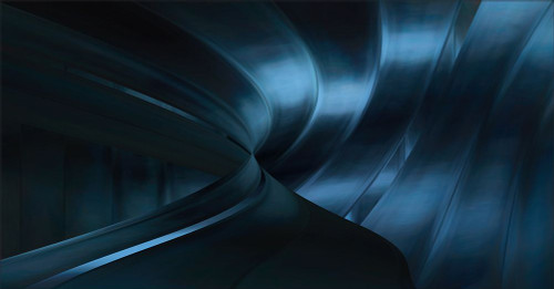 Blue Roller Coaster Poster Print - Gilbert Claes # VARPDX1921338