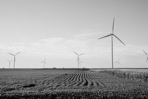 Wind Turbines in rural Missouri Poster Print - Carol Highsmith # VARPDX64731