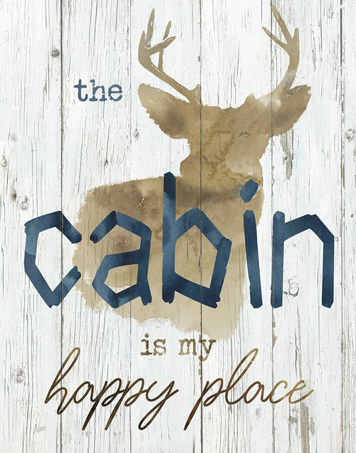 Happy Place Cabin Poster Print - Nan # VARPDX46769