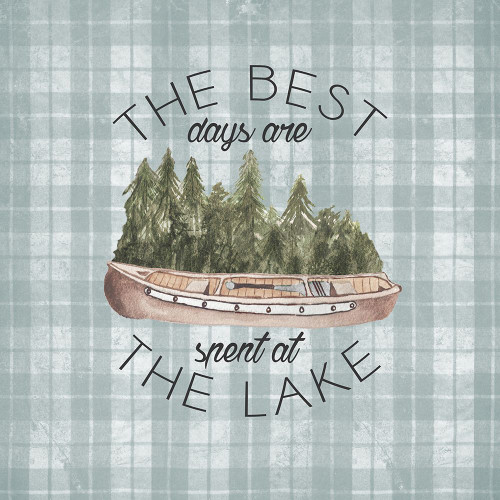 The Best Days Are Spent At The Lake Poster Print - Elizabeth Medley # VARPDX14077NA