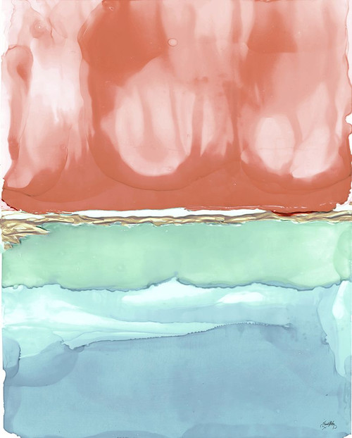 Warm Ink Abstract Poster Print - Elizabeth Medley # VARPDX16587C