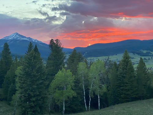 Sunset View From The Cabin Poster Print - Anna Coppel # VARPDX15544F