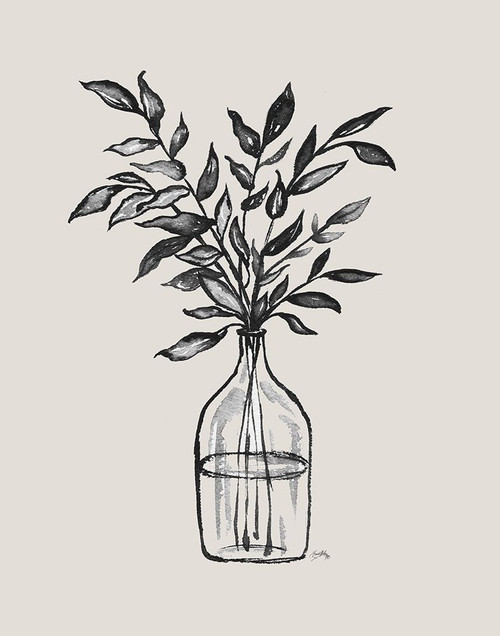 Sketched Blossoms II Poster Print - Elizabeth Medley # VARPDX17340CB