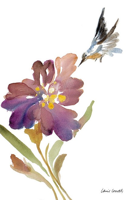 Iris and Hummingbird Poster Print - Lanie Loreth # VARPDX12261A