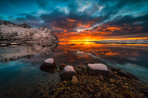 Sky On Fire Poster Print - Raymond Hoffmann # VARPDX1097882