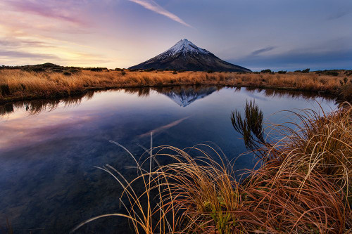 Mount Taranaki: Morning Breeze Poster Print - Yan Zhang # VARPDX1009098