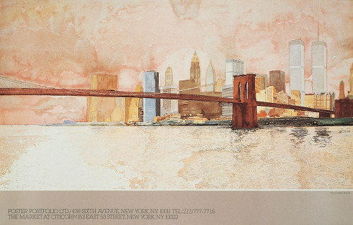 Brooklyn Bridge II Poster Print - Unknown # VARPDX0370B