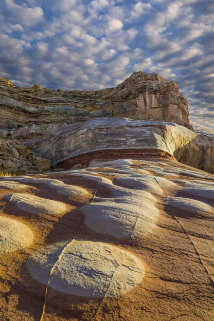 Utah, Glen Canyon Bleached patterns in sandstone by Don Paulson - Item # VARPDXUS45BJY0136