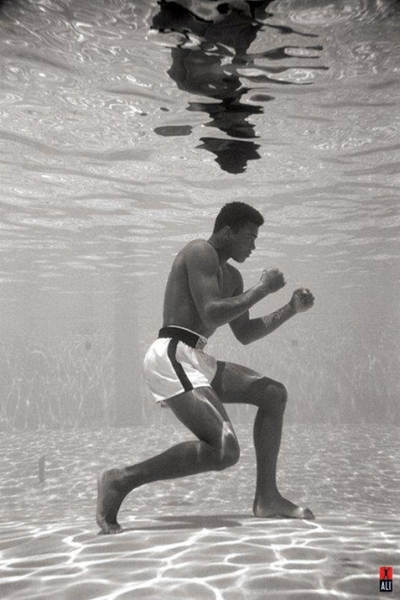 Muhammad Ali Underwater Poster Print (24 X 36) - Item # SCO32341