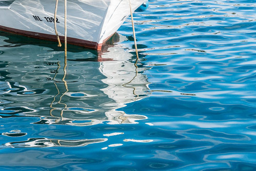 Boat Reflections Poster Print - Richard Silver