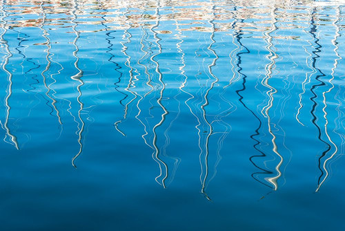 Boat Sails Reflections Poster Print - Richard Silver