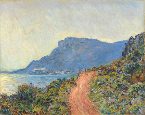 La Corniche Near Monaco by Claude Monet Poster Print - Claude Monet