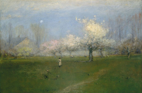 Spring Blossoms - Montclair New Jersey 1891 by George Inness Poster Print - George Inness
